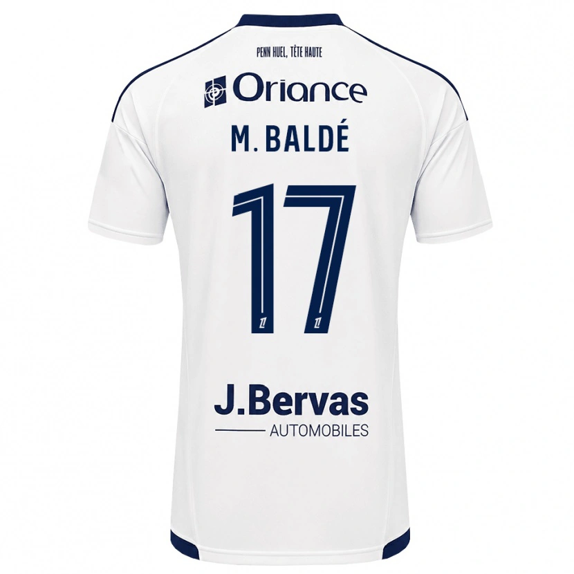 Danxen Dzieci Mama Baldé #17 Granatowy Biały Wyjazdowa Koszulka 2026/27 Koszulki Klubowe