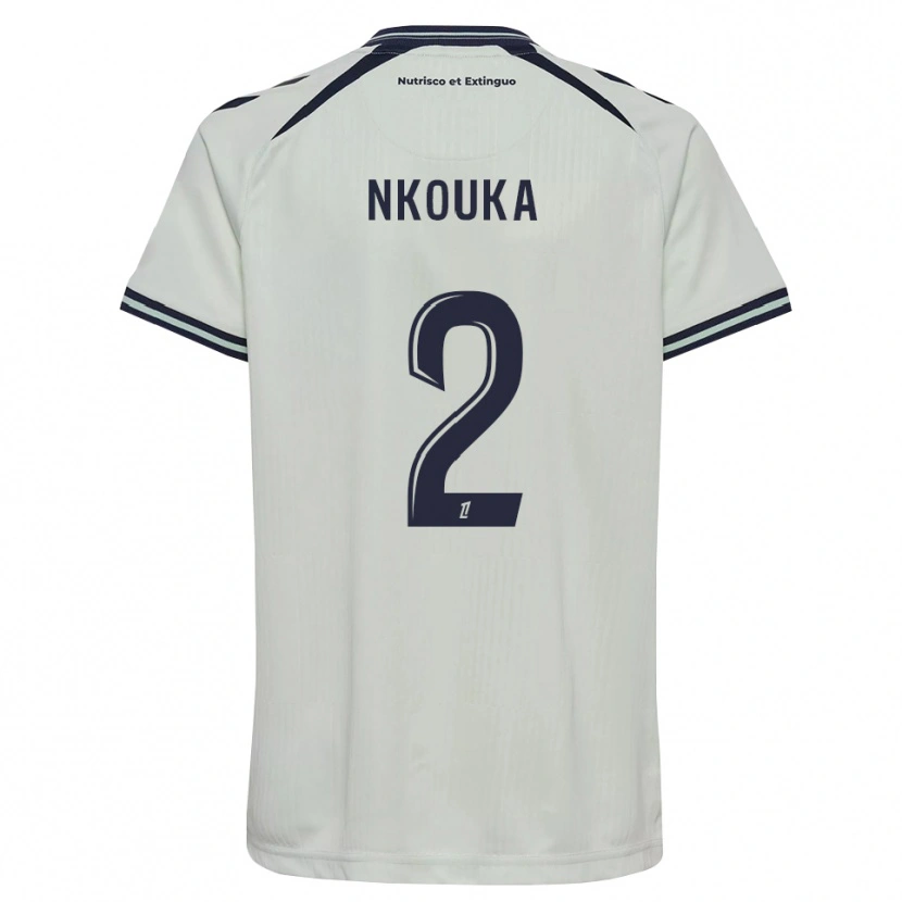 Danxen Dzieci Ethan Nkouka #2 Północny Niebieski Biały Wyjazdowa Koszulka 2026/27 Koszulki Klubowe