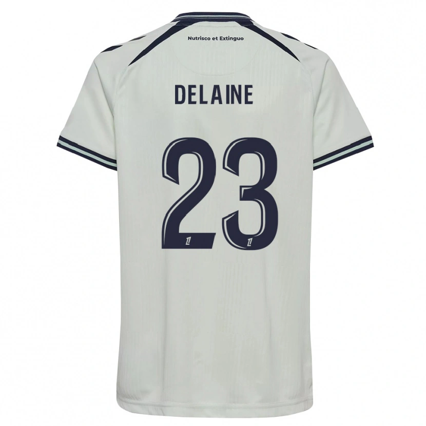Danxen Dzieci Thomas Delaine #23 Północny Niebieski Biały Wyjazdowa Koszulka 2026/27 Koszulki Klubowe