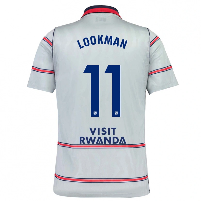 Danxen Dzieci Ademola Lookman #11 Szary Czerwony Królewski Niebieski Trzeci Komplet Koszulka 2026/27 Koszulki Klubowe