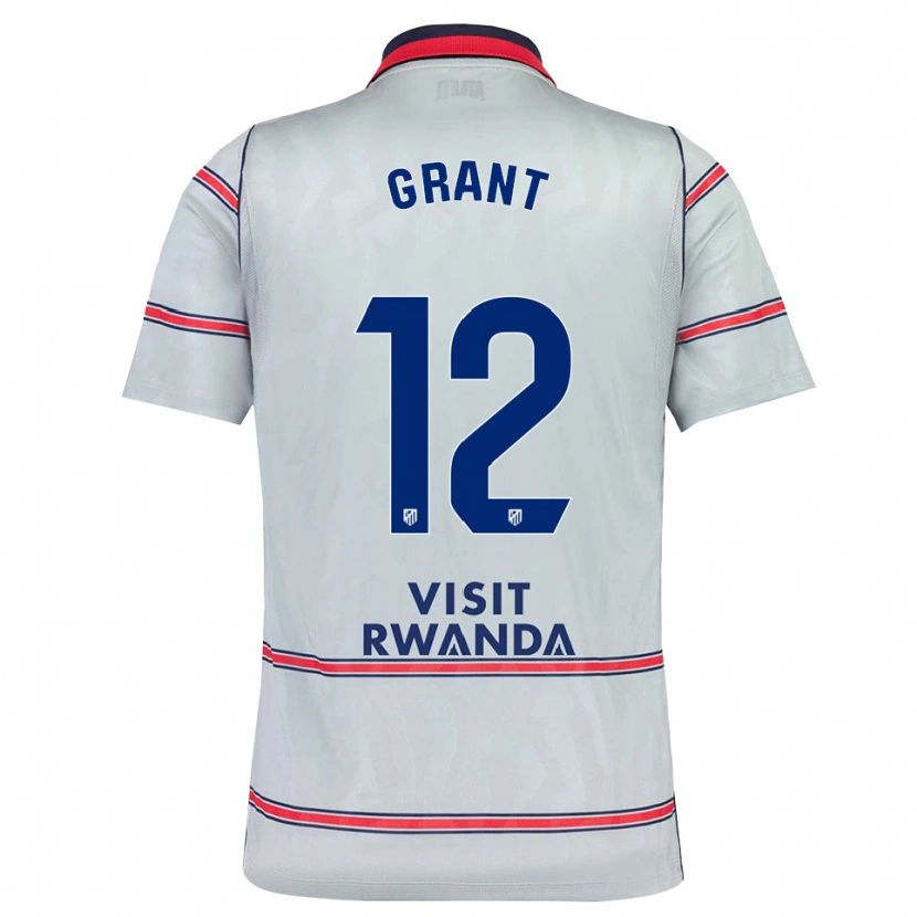 Danxen Dzieci Cristian Grant #12 Szary Czerwony Królewski Niebieski Trzeci Komplet Koszulka 2026/27 Koszulki Klubowe