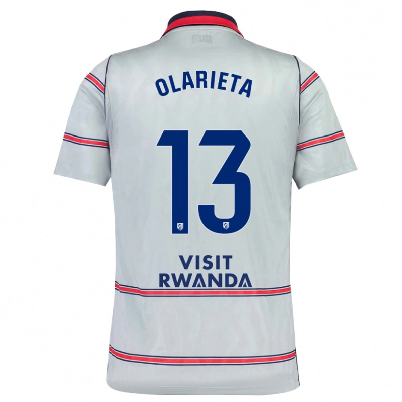 Danxen Dzieci Miguel Olarieta #13 Szary Czerwony Królewski Niebieski Trzeci Komplet Koszulka 2026/27 Koszulki Klubowe