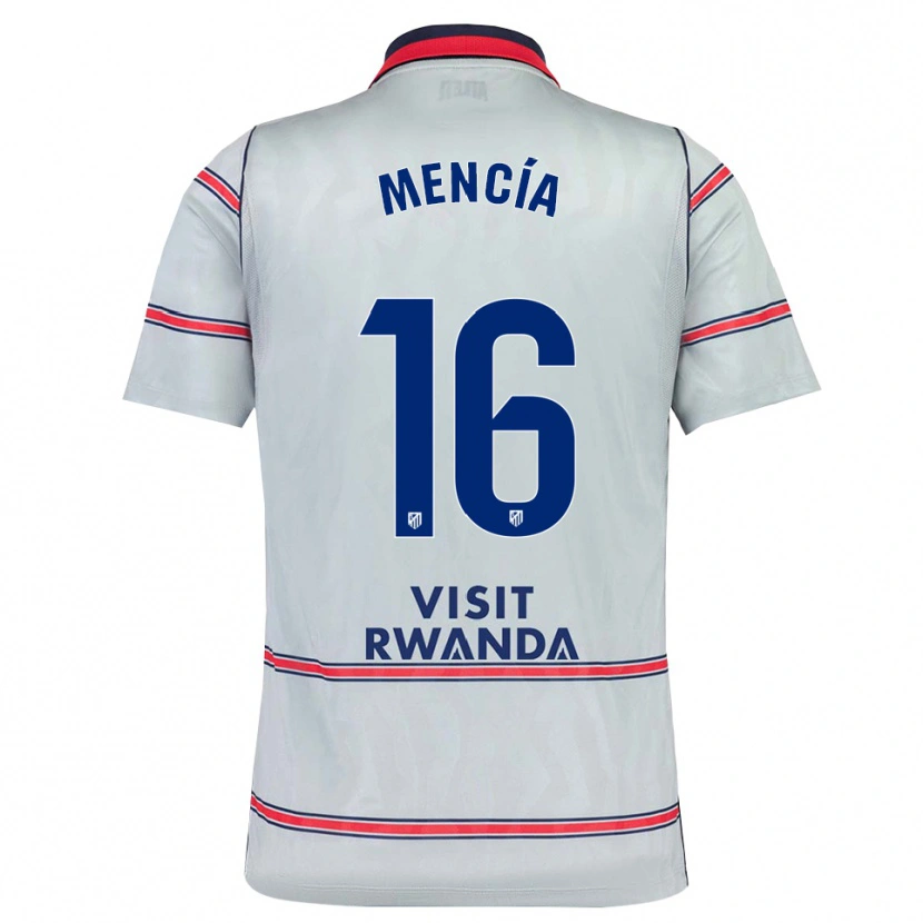 Danxen Dzieci Ian Mencía #16 Szary Czerwony Królewski Niebieski Trzeci Komplet Koszulka 2026/27 Koszulki Klubowe