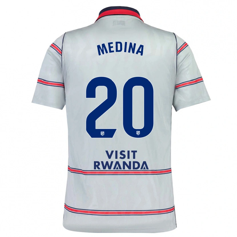 Danxen Dzieci Andrea Medina #20 Szary Czerwony Królewski Niebieski Trzeci Komplet Koszulka 2026/27 Koszulki Klubowe
