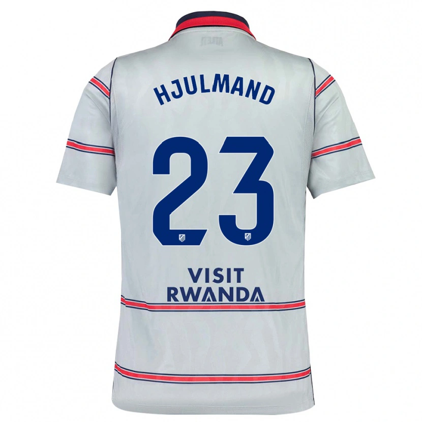 Danxen Dzieci Morten Hjulmand #23 Szary Czerwony Królewski Niebieski Trzeci Komplet Koszulka 2026/27 Koszulki Klubowe