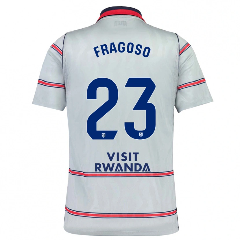 Danxen Dzieci Gerard Fragoso #23 Szary Czerwony Królewski Niebieski Trzeci Komplet Koszulka 2026/27 Koszulki Klubowe