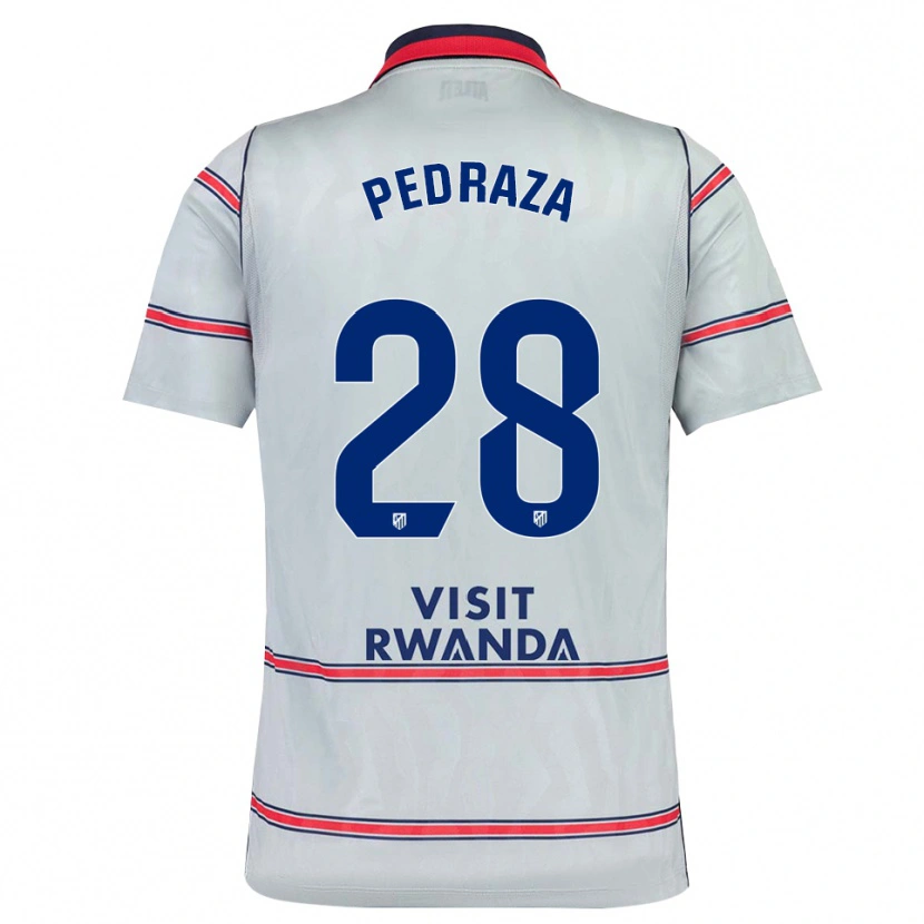 Danxen Dzieci Alfredo Pedraza #28 Szary Czerwony Królewski Niebieski Trzeci Komplet Koszulka 2026/27 Koszulki Klubowe