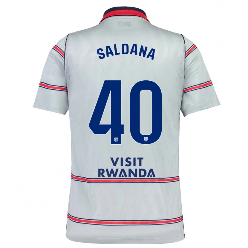 Danxen Dzieci Jose Saldana #40 Szary Czerwony Królewski Niebieski Trzeci Komplet Koszulka 2026/27 Koszulki Klubowe
