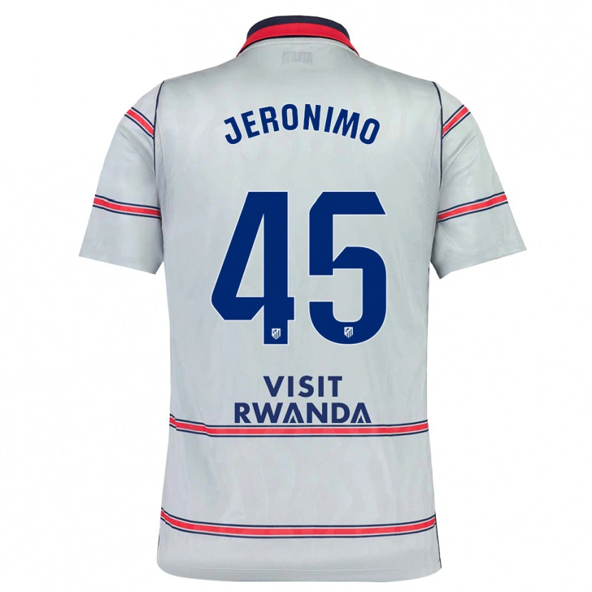 Danxen Dzieci Isaiah Jeronimo #45 Szary Czerwony Królewski Niebieski Trzeci Komplet Koszulka 2026/27 Koszulki Klubowe