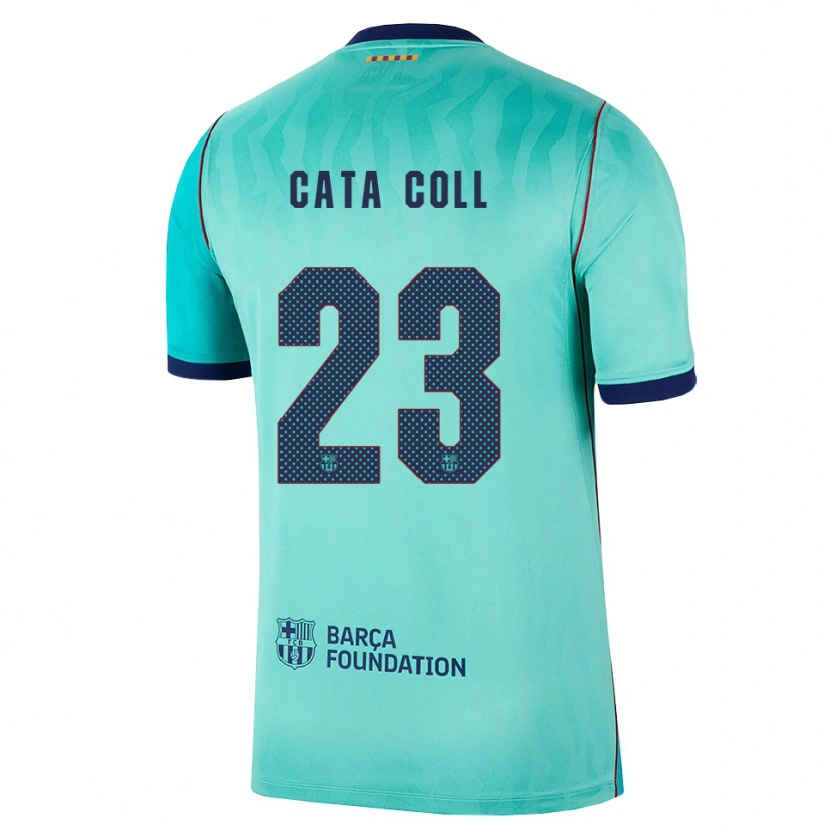 Danxen Dzieci Cata Coll #23 Aqua Ciemny Turkus Królewski Niebieski Trzeci Komplet Koszulka 2026/27 Koszulki Klubowe