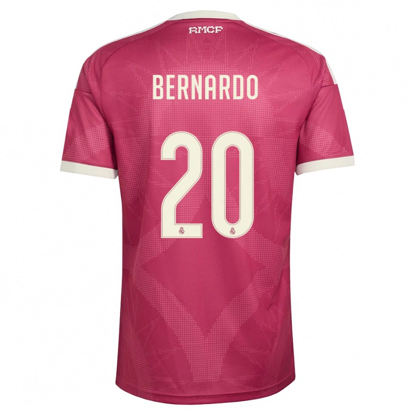 Danxen Dzieci Bernardo Silva #20 Blado Fioletowy Czerwony Biały Trzeci Komplet Koszulka 2026/27 Koszulki Klubowe