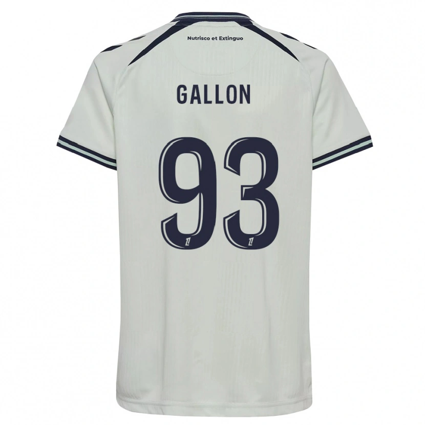 Danxen Dzieci Gauthier Gallon #93 Północny Niebieski Biały Wyjazdowa Koszulka 2026/27 Koszulki Klubowe