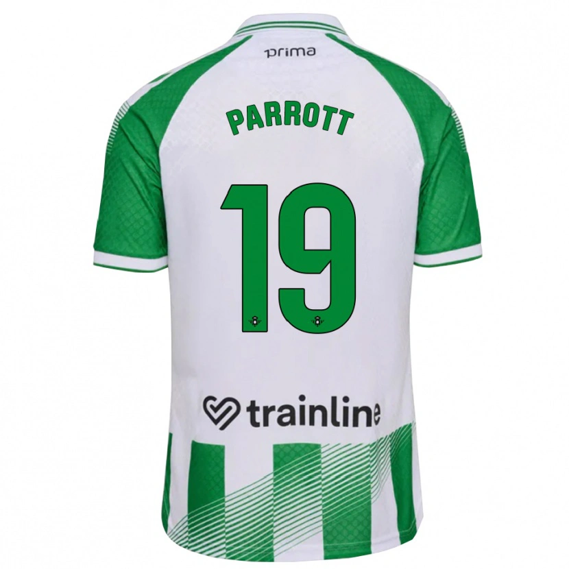 Danxen Męski Troy Parrott #19 Jasnozielony Czarny Biały Domowa Koszulka 2026/27 Koszulki Klubowe