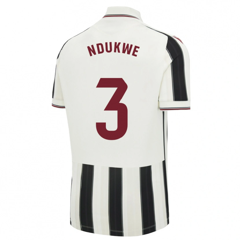 Danxen Męski Ifeanyi Ndukwe #3 Czarny Biały Czerwony Wyjazdowa Koszulka 2026/27 Koszulki Klubowe