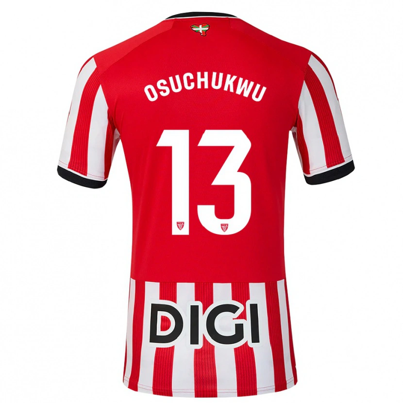 Danxen Męski Darlington Osuchukwu #13 Czerwony Czarny Biały Domowa Koszulka 2026/27 Koszulki Klubowe