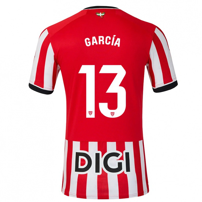 Danxen Męski Simón García #13 Czerwony Czarny Biały Domowa Koszulka 2026/27 Koszulki Klubowe