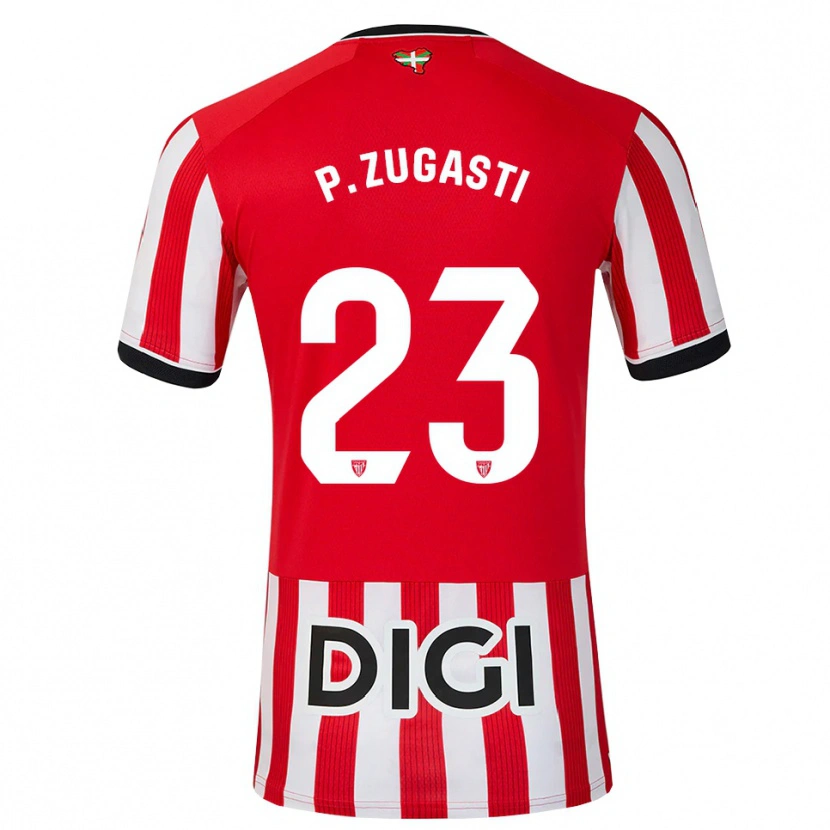 Danxen Męski Patricia Zugasti Osés #23 Czerwony Czarny Biały Domowa Koszulka 2026/27 Koszulki Klubowe