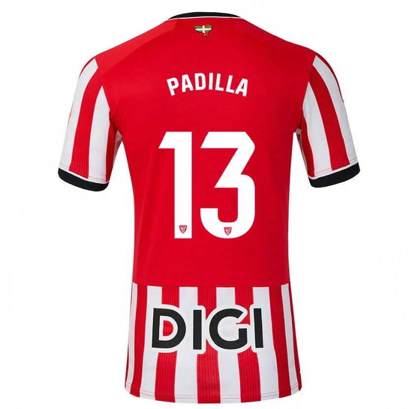 Danxen Męski Álex Padilla #13 Czerwony Czarny Biały Domowa Koszulka 2026/27 Koszulki Klubowe