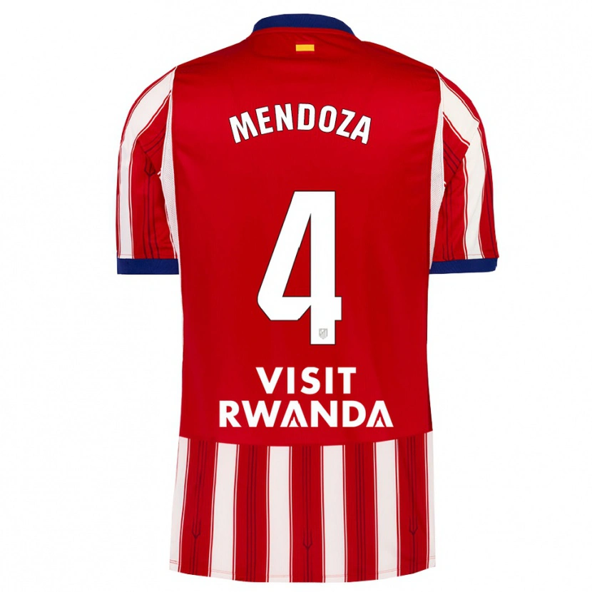 Danxen Męski Rodrigo Mendoza #4 Królewski Niebieski Czerwony Biały Domowa Koszulka 2026/27 Koszulki Klubowe