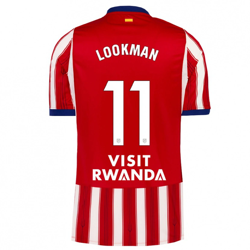 Danxen Męski Ademola Lookman #11 Królewski Niebieski Czerwony Biały Domowa Koszulka 2026/27 Koszulki Klubowe