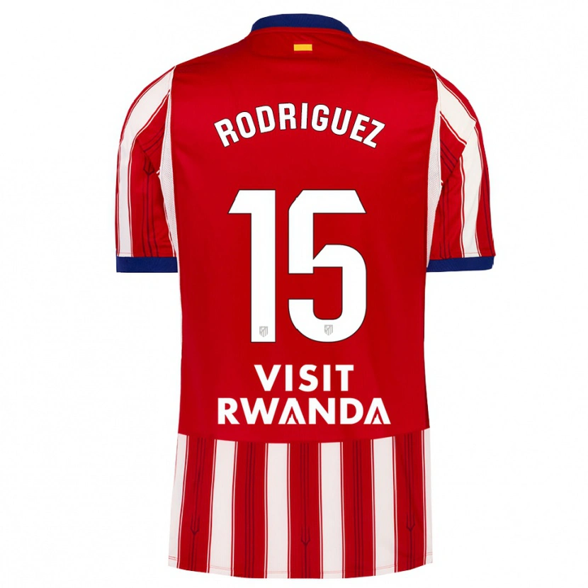 Danxen Męski Cinta Rodríguez #15 Królewski Niebieski Czerwony Biały Domowa Koszulka 2026/27 Koszulki Klubowe
