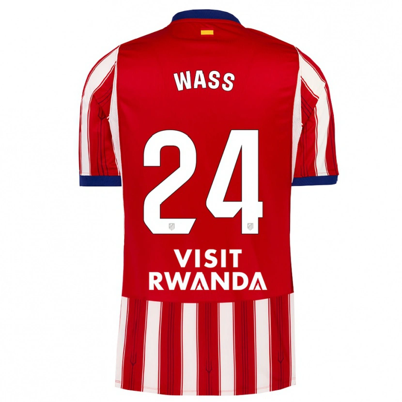 Danxen Męski Daniel Wass #24 Królewski Niebieski Czerwony Biały Domowa Koszulka 2026/27 Koszulki Klubowe