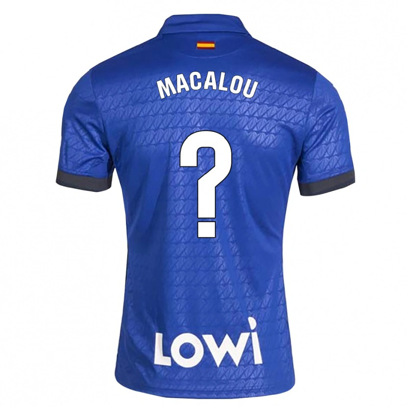 Danxen Męski Mady Macalou #0 Niebieski Biały Czarny Domowa Koszulka 2026/27 Koszulki Klubowe