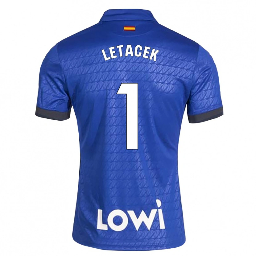 Danxen Męski Jiri Letacek #1 Niebieski Biały Czarny Domowa Koszulka 2026/27 Koszulki Klubowe