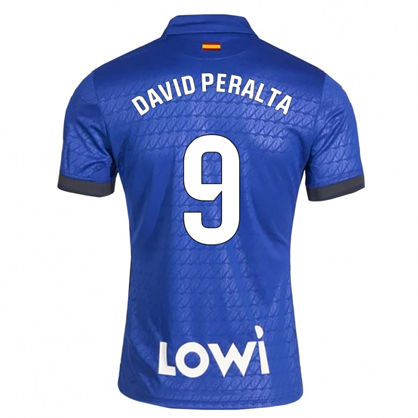 Danxen Męski Juan David Peralta #9 Niebieski Biały Czarny Domowa Koszulka 2026/27 Koszulki Klubowe
