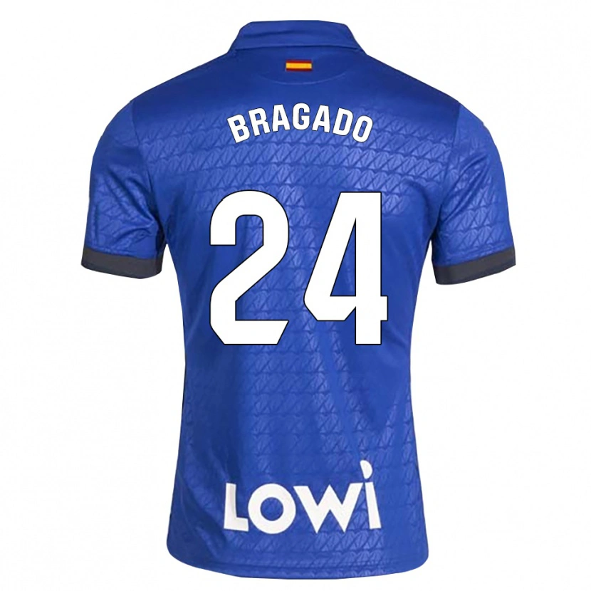Danxen Męski Alonso Bragado #24 Niebieski Biały Czarny Domowa Koszulka 2026/27 Koszulki Klubowe