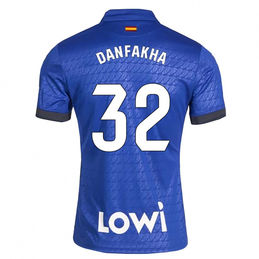 Danxen Męski Ibrahima Danfakha #32 Niebieski Biały Czarny Domowa Koszulka 2026/27 Koszulki Klubowe