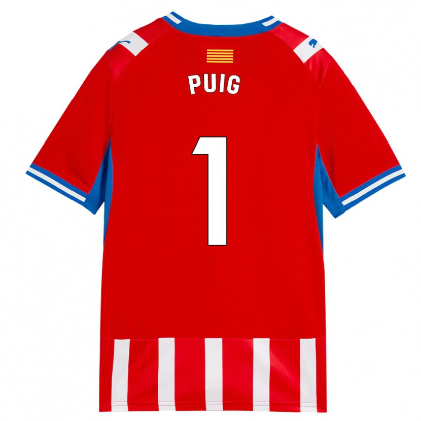 Danxen Męski Sergi Puig #1 Czerwony Biały Błękitny Domowa Koszulka 2026/27 Koszulki Klubowe