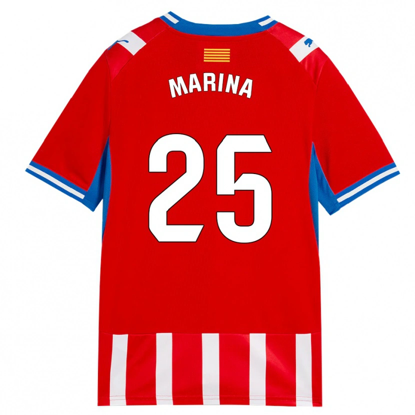 Danxen Męski Sergi Marina #25 Czerwony Biały Błękitny Domowa Koszulka 2026/27 Koszulki Klubowe