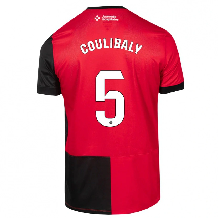 Danxen Męski Habib Anas Coulibaly #5 Czarny Czerwony Biały Domowa Koszulka 2026/27 Koszulki Klubowe