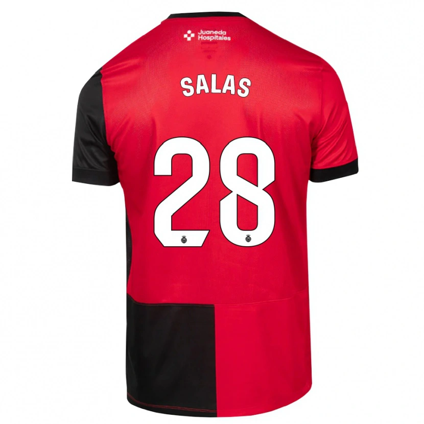 Danxen Męski Jan Salas #28 Czarny Czerwony Biały Domowa Koszulka 2026/27 Koszulki Klubowe