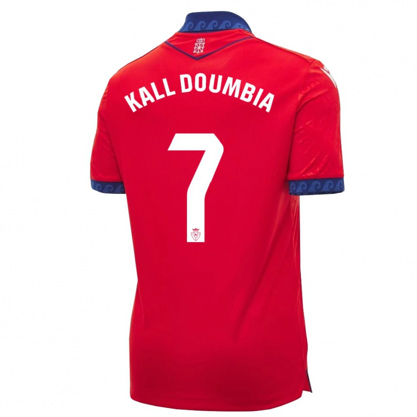 Danxen Męski Aly Kall Doumbia #7 Czerwony Granatowy Biały Domowa Koszulka 2026/27 Koszulki Klubowe