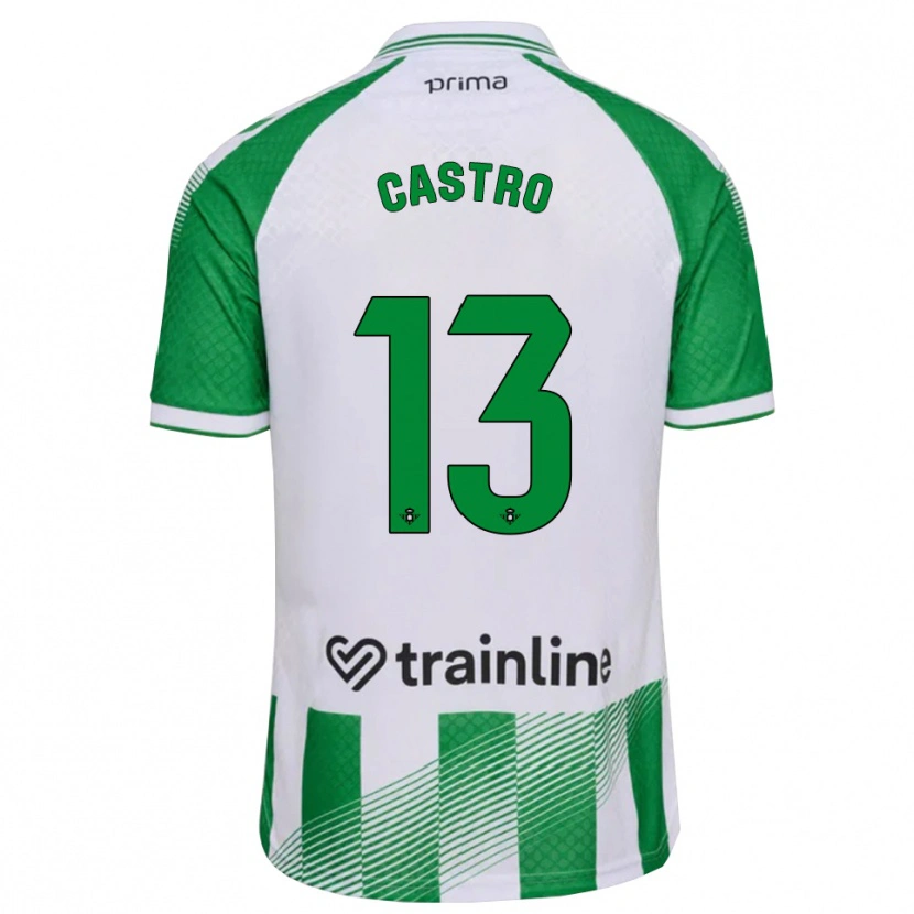 Danxen Męski Danel Castro #13 Jasnozielony Czarny Biały Domowa Koszulka 2026/27 Koszulki Klubowe