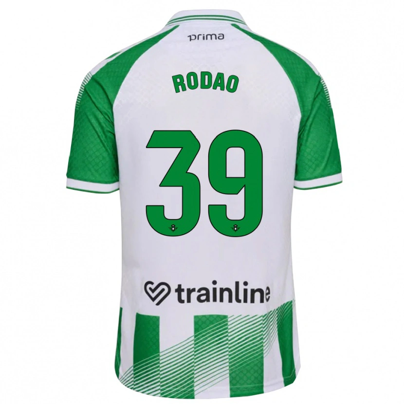 Danxen Męski Alba Rodao #39 Jasnozielony Czarny Biały Domowa Koszulka 2026/27 Koszulki Klubowe
