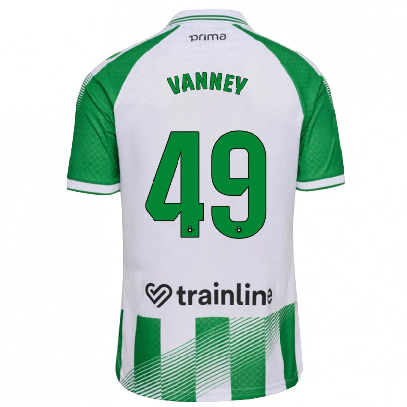 Danxen Męski Dylan Vanney #49 Jasnozielony Czarny Biały Domowa Koszulka 2026/27 Koszulki Klubowe