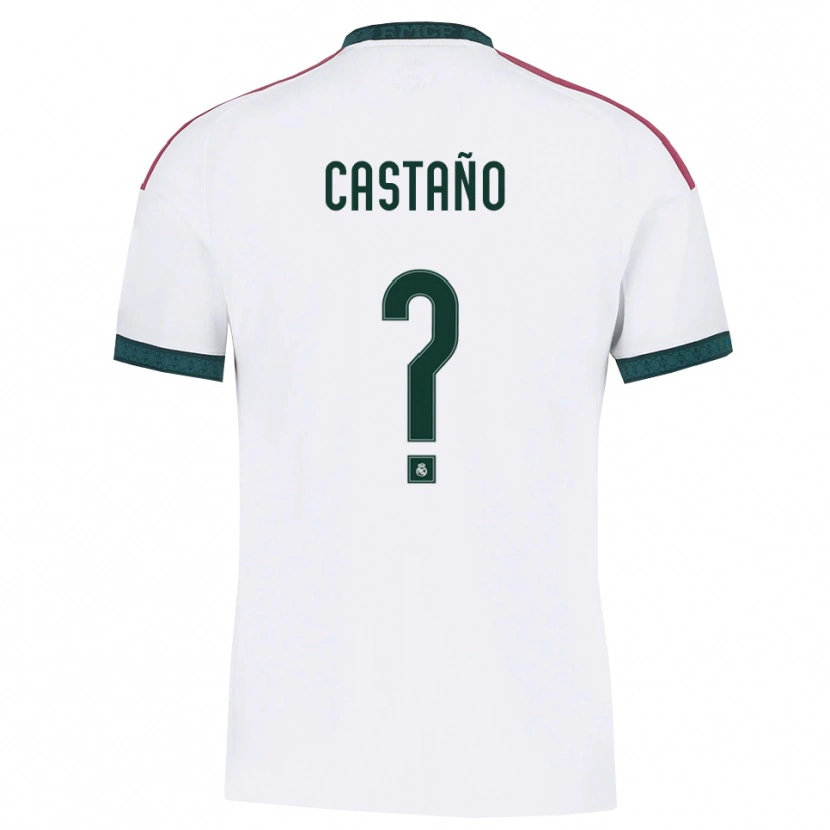 Danxen Męski Alejandro Castaño #0 Ciemnozielony Biały Czerwony Domowa Koszulka 2026/27 Koszulki Klubowe