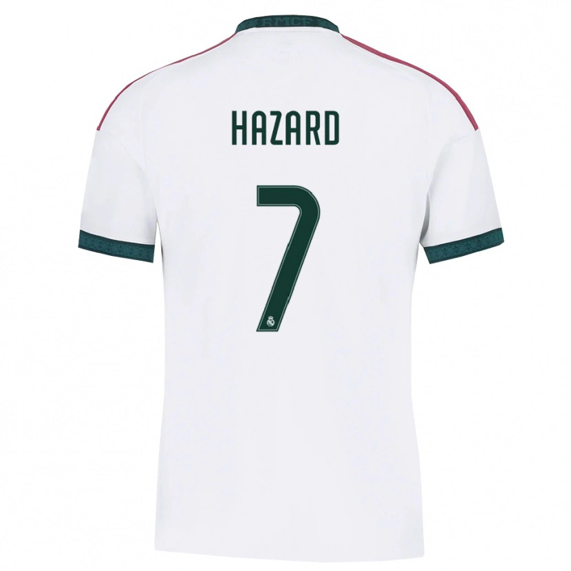 Danxen Męski Eden Hazard #7 Ciemnozielony Biały Czerwony Domowa Koszulka 2026/27 Koszulki Klubowe