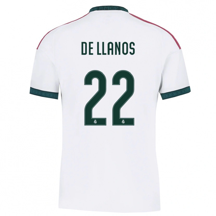 Danxen Męski Hugo De Llanos #22 Ciemnozielony Biały Czerwony Domowa Koszulka 2026/27 Koszulki Klubowe