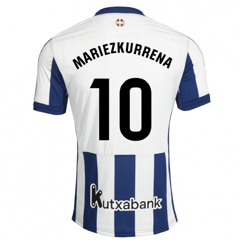 Danxen Męski Arkaitz Mariezkurrena #10 Granatowy Biały Złoty Domowa Koszulka 2026/27 Koszulki Klubowe