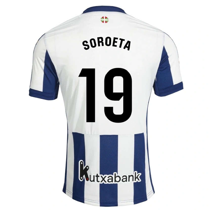 Danxen Męski Javier Soroeta #19 Granatowy Biały Złoty Domowa Koszulka 2026/27 Koszulki Klubowe