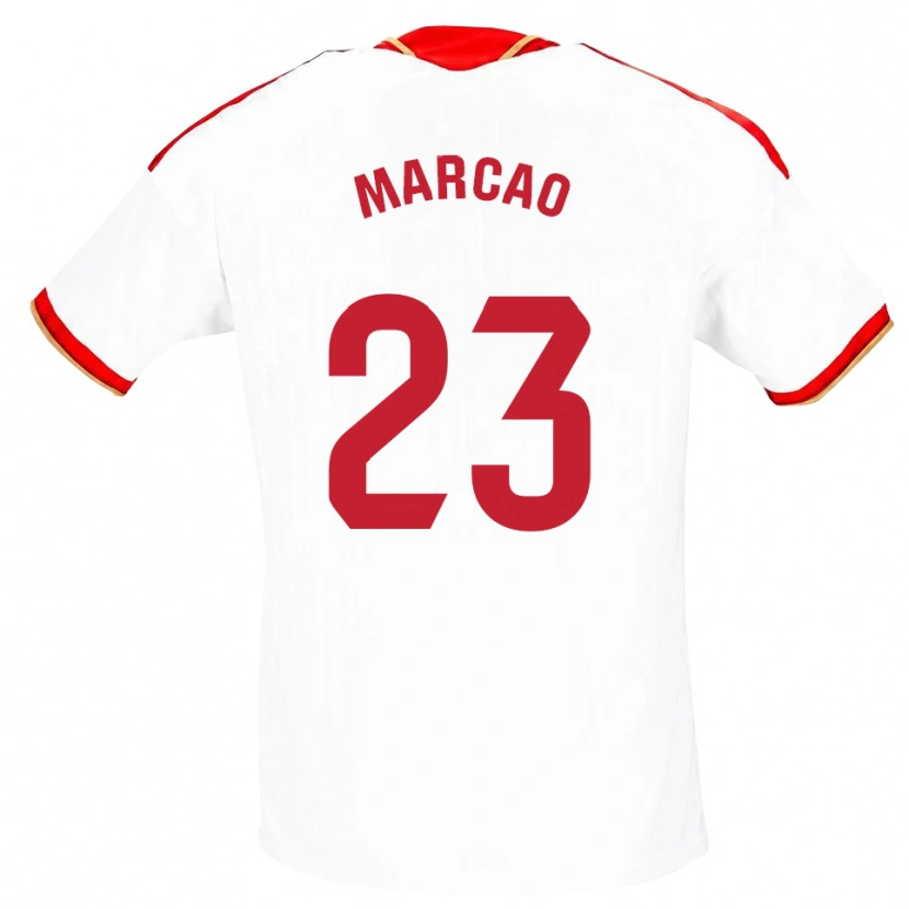 Danxen Męski Marcão #23 Biały Czerwony Domowa Koszulka 2026/27 Koszulki Klubowe
