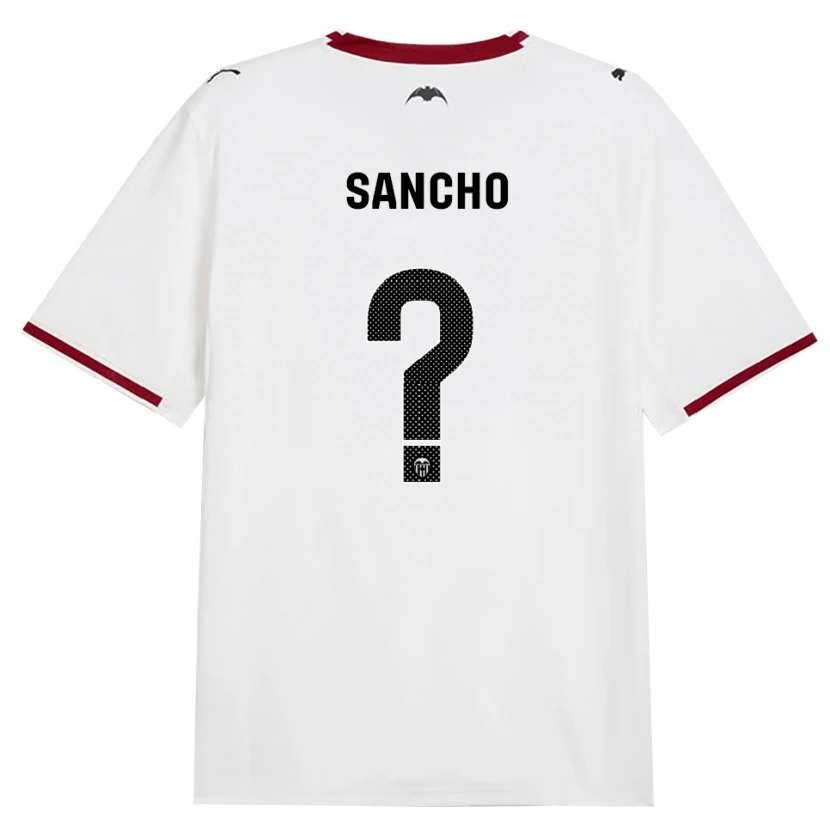 Danxen Męski Daniel Sancho #0 Czarny Biały Czerwony Żółty Domowa Koszulka 2026/27 Koszulki Klubowe