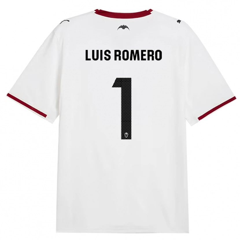 Danxen Męski Luis Romero #1 Czarny Biały Czerwony Żółty Domowa Koszulka 2026/27 Koszulki Klubowe