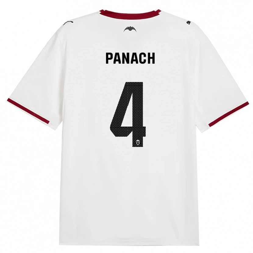 Danxen Męski Alejandro Panach #4 Czarny Biały Czerwony Żółty Domowa Koszulka 2026/27 Koszulki Klubowe