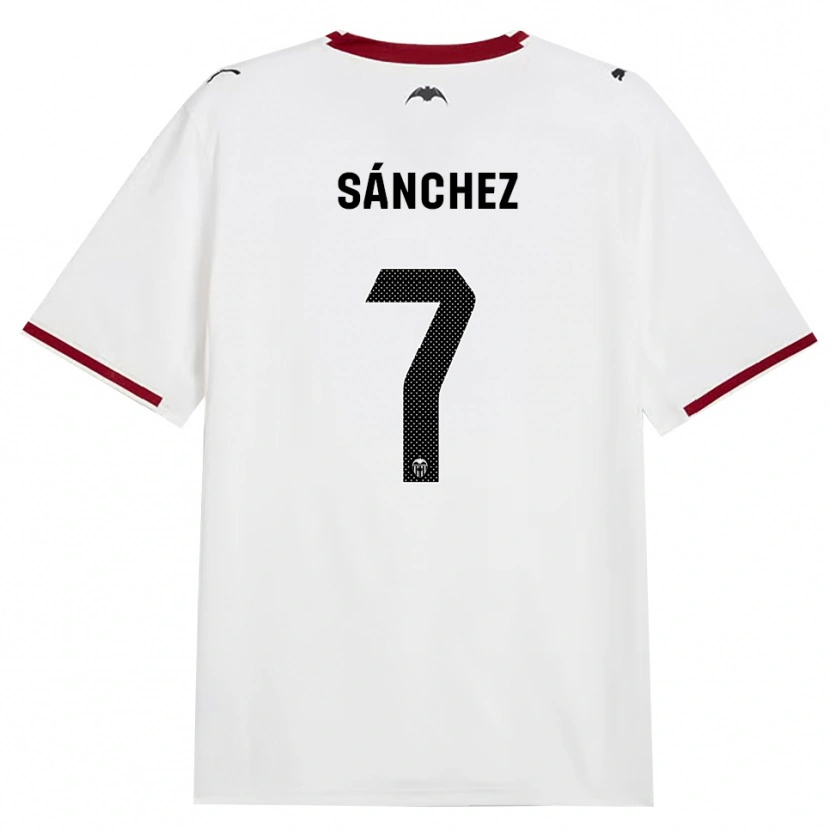 Danxen Męski Dani Sánchez #7 Czarny Biały Czerwony Żółty Domowa Koszulka 2026/27 Koszulki Klubowe