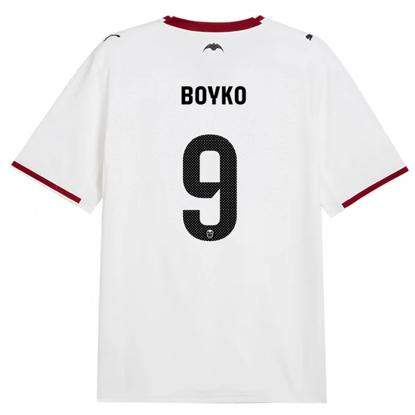 Danxen Męski Yaroslav Boyko #9 Czarny Biały Czerwony Żółty Domowa Koszulka 2026/27 Koszulki Klubowe
